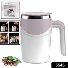 Stirring Coffee Mug | Magnetic Stirring Coffee Cup | Stainless Steel Mug for Milk | Travel Mixing Cup | Self Stirring Coffee Mug, Suitable for Coffee / Milk / Hot Chocolat | Battery Operated ( Battery Not Included) - dailyneed.life