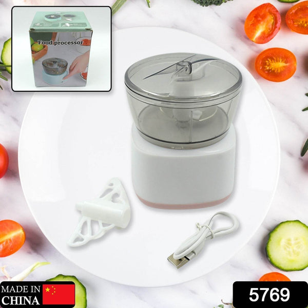 Portable Mini Food Processor Chopper Electric Veggie Chopper 3 Blades With Charching Cable Type C, Vegetable Chopper, Garlic Chopper Food Grinder for Chopping Ginger, Pepper Chili, Onion, Fruit, Meat - dailyneed.life