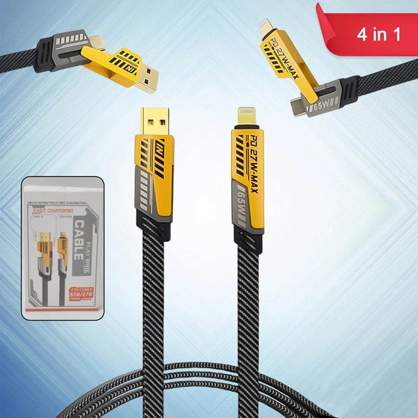 4 in 1 Charging Cable 65W Cable (1 Pc / 1 Mtr.) - dailyneed.life