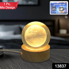 3D Crystal Ball lamps With Base (1 Pc / Mix Design) - dailyneed.life