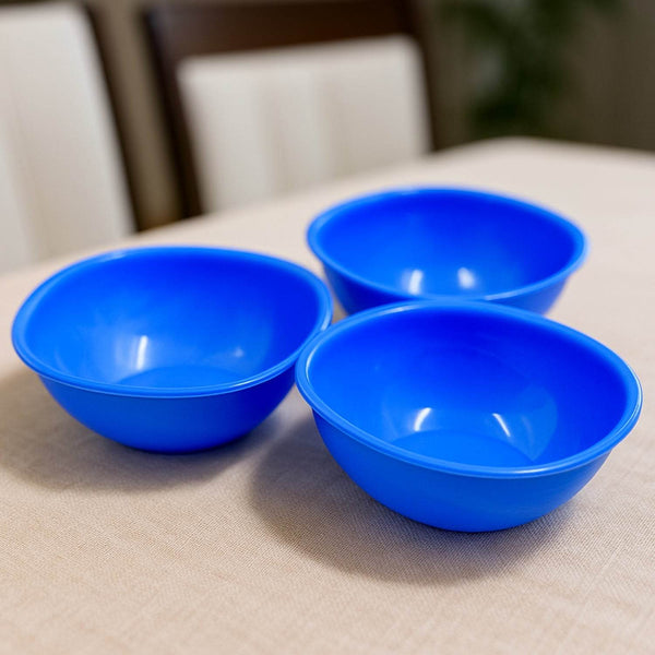 BPA Free Plastic Bowl Set for Cereal, Salad, Rice, Soup, Pasta, Snack Bowl, Microwave Safe, Dishwasher Safe (3 Pcs Set) - dailyneed.life