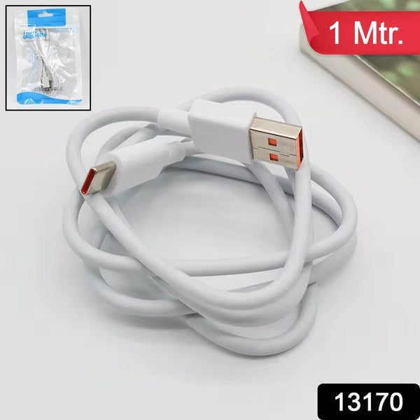 Type C data cable Fast Charging Cable (1 Mtr. / 1 Pc) - dailyneed.life
