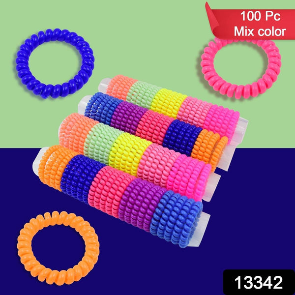 Telephone Wire Hair bands Pack of 100 Pcs, Hair accessories - dailyneed.life