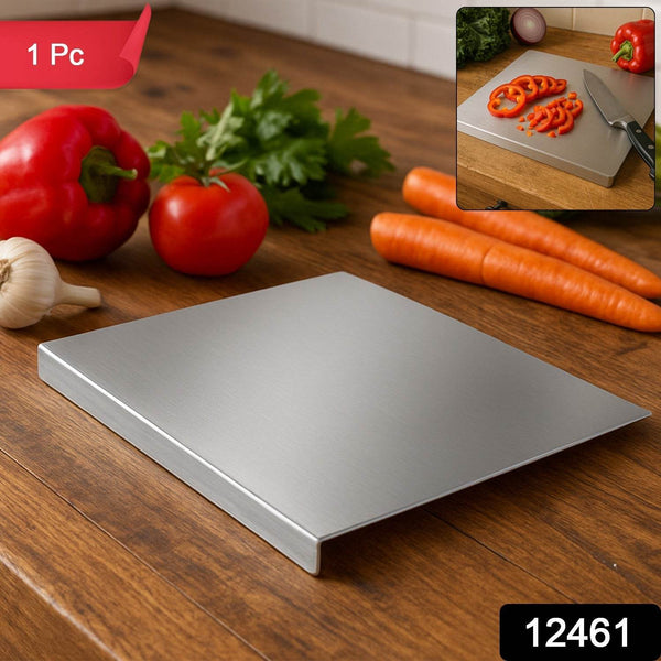 Premium Stainless Steel Anti-Bacterial Chopping Board for Kitchen (1 Pc) - dailyneed.life