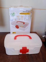3-Compartment First Aid Box - Portable Medicine Storage with Detachable Tray & Transparent Lid - dailyneed.life