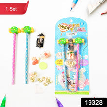 Fun Candy Design Pencil Set with Accessories (1 Set ) - dailyneed.life