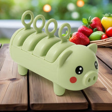 Pig Shape Mold Ice Candy, sicle Mold Ice, Plastic Ice Candy Maker Kulfi Maker Molds Set with 4 Cups - dailyneed.life