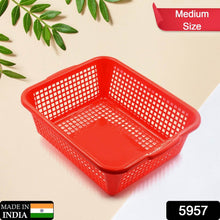 Plastic Kitchen Medium Size Vegetables and Fruits Washing Basket Dish Rack Multipurpose Organizers - dailyneed.life