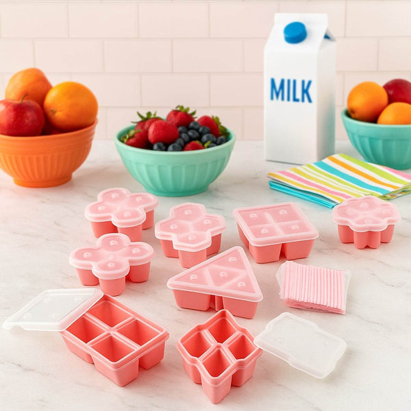 Multi Design Ice Mold Set Multi Shaped Ice Mold Bpa Free Mold Ice Mold, Ice Maker Fun for Kids and Adults (8 Pcs Set) - dailyneed.life