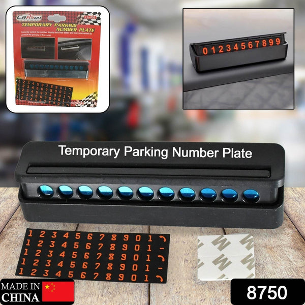 Temporary Car Parking Mobile Number Display with Magnetic Numbers Stickers,Car Parking Magnetic Mobile/Telephone Number Plate (1Pc)   - dailyneed.life