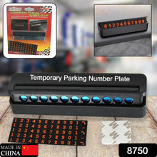Temporary Car Parking Mobile Number Display with Magnetic Numbers Stickers,Car Parking Magnetic Mobile/Telephone Number Plate (1Pc)   - dailyneed.life