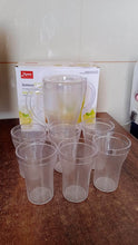Apex Unbreakable Lemon Jug Set with 6 Glasses – 1200ML Jug + 300ML Glasses Approx - dailyneed.life