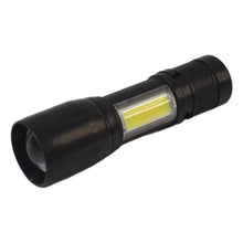 LED USB Rechargeable Mini Flashlight – Ultra-Bright Zoom & COB Side Lantern, Tactical Emergency Light - dailyneed.life
