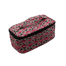 Decor Travel Makeup Bag with Small pouch Portable Organizer Makeup Cosmetic Train Case Large Capacity for Cosmetics Makeup Brushes and Toiletry Jewelry for More Storage - dailyneed.life