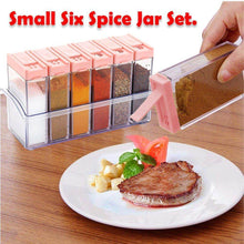 Plastic Spice Jars (6 pcs, 14x22x8cm, Multicolour) - dailyneed.life