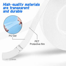Double Sided Nano Adhesive Tape, 3 meter Washable Traceless Nano Gel Tape, Multipurpose - dailyneed.life