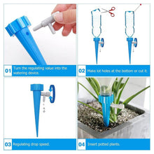 Plant Watering Spikes Sprinkler self Watering Spikes Water dripper for Plants, Adjustable Plant Watering Devices with Slow Release Control Valve Switch - dailyneed.life