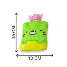 Green Kitty Hot Water Bag with Cover for Pain Relief & Warmth - dailyneed.life