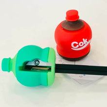 2-in-1 3D Cold Drink Bottle Shape Rubber Pencil Sharpener and Eraser Set, Stationery for Kids School Boys Girls, Birthday Return Gifts (24 Pcs Set ) - dailyneed.life
