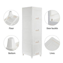 Multipurpose Storage Cabinet, Storage Solutions plastic drawers || Multi Layer Wardrobe Storage Drawers || Foldable Multipurpose Drawer Units For Kitchen, Bathroom, Bedroom, Cloth (4 Layer) - dailyneed.life