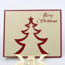 Unique 3D -Up Wishing Card (Christmas): 1 Pc - dailyneed.life