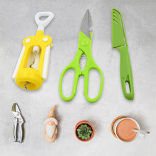 Multifunction Kitchen Tool Set – Stainless Steel & Plastic Knife and Scissors - dailyneed.life
