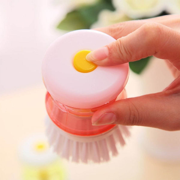 Cleaning Brush with Liquid Soap Dispenser - dailyneed.life