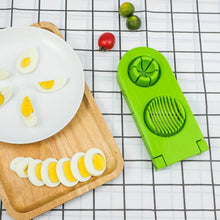 2 in 1 Double Cut Boiled Egg cutter with stainless steel wire for easy slicing of boiled eggs. - dailyneed.life