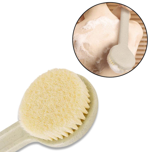 Body Brush Long Handle Dry Brush Soft Bristle Bath Brush Back Scrub Exfoliating Massage. - dailyneed.life