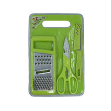 Plastic Chopping Board with Knife Set and Scissor And Wine Stainless Steel And Plastic Kitchen item Multipurpose cutting vegetables - dailyneed.life