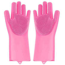 Reusable Silicone Cleaning Brush Scrubber Gloves (Multicolor) - dailyneed.life