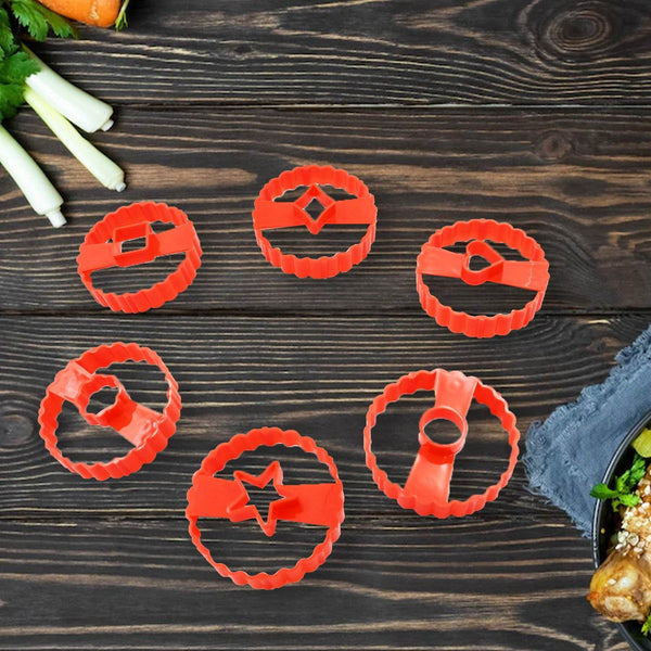 Easter Cookie Cutter Set - Plastic Biscuit Cutting Tools for DIY Baking & Cake Decoration (6-Piece) - dailyneed.life