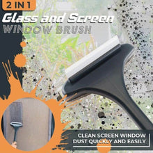 2-in-1 Mesh Cleaning Brush & Wiper with Extended Handle – Window Cleaner (1 Pc) - dailyneed.life
