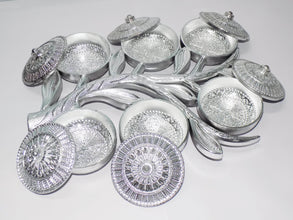 Tree Shape 6 Compartment Mukhwas Dani Serving Tray For Home & Kitchen Use - dailyneed.life