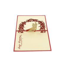 Unique 3D -Up Wishing Card (Wedding): 1 Pc - dailyneed.life