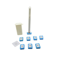 Toilet Brush Wand, Toilet Brush Kit with 8 Count Disposable Toilet Refills Heads - dailyneed.life