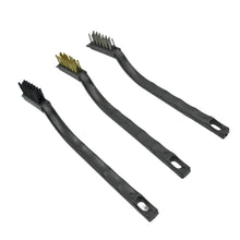 3pcs Mini Wire Brush Set (Steel / Nylon / Brass Brush) - dailyneed.life