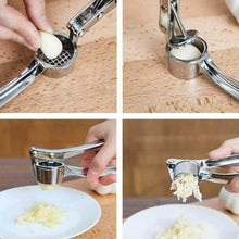 Stainless Steel Garlic Press Crusher ,Crusher ,Squeezer ,Masher ,and Lemon Juicer - dailyneed.life