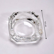 Glass Brunswick Crystal Quality Cigar Cigarette Ashtray Round Tabletop for Home Office Indoor Outdoor Home Decor - dailyneed.life