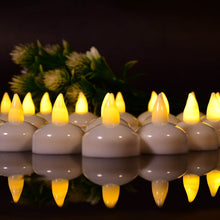 Set of 12 Flameless Floating Candles Battery Operated Tea Lights Tealight Candle - Decorative, Wedding., Diwali( Diya , Divo , Diva , Deepak , Jyoti ,) - dailyneed.life