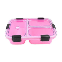 Customized Plastic 3 Compartment Insulated Lunch Box, Lunch Box (1 Pc) - dailyneed.life