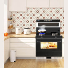 Peel and Stick Floor Tiles Kitchen / Bathroom Backsplash Sticker Detachable Waterproof DIY Tile Stickers for Wall Decoration Tiles Home Decoration (8x8 Inch / 10 Pcs Set) - dailyneed.life