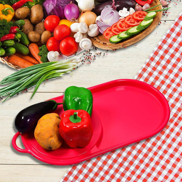 Plastic Kitchen Chopping Board with Tray – Convenient for Food Prep and Storage - dailyneed.life