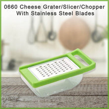 Cheese Grater / Slicer / Chopper With Stainless Steel Blades - dailyneed.life