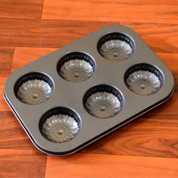 6 slot Non-Stick Muffins Cupcake Pancake Baking Molds - dailyneed.life
