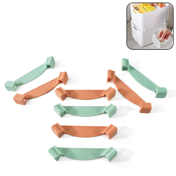 Plastic Stackable Wardrobe Organizer Clips, Core Wardrobe Box Support (8 Pcs Set) - dailyneed.life