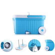 Sporty Plastic Spin Mop with Bigger Wheels and Plastic Auto Fold Handle for 360 Degree Cleaning. - dailyneed.life