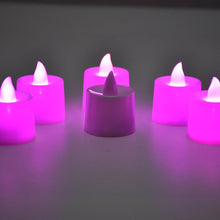 Pink Flameless LED Tealights, Smokeless Plastic Decorative Candles - Led Tea Light Candle For Home Decoration, Diwali (Pack Of 24) - dailyneed.life