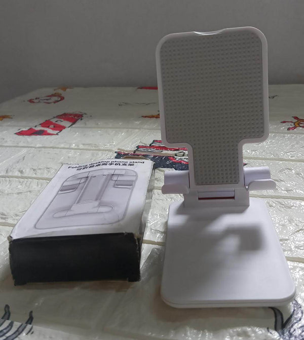 Foldable Mobile Stand with Angle Adjustable Desktop Table Mobile Holder - dailyneed.life