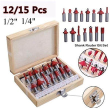 12 / 15pcs Milling Cutter Router Bit Set - dailyneed.life